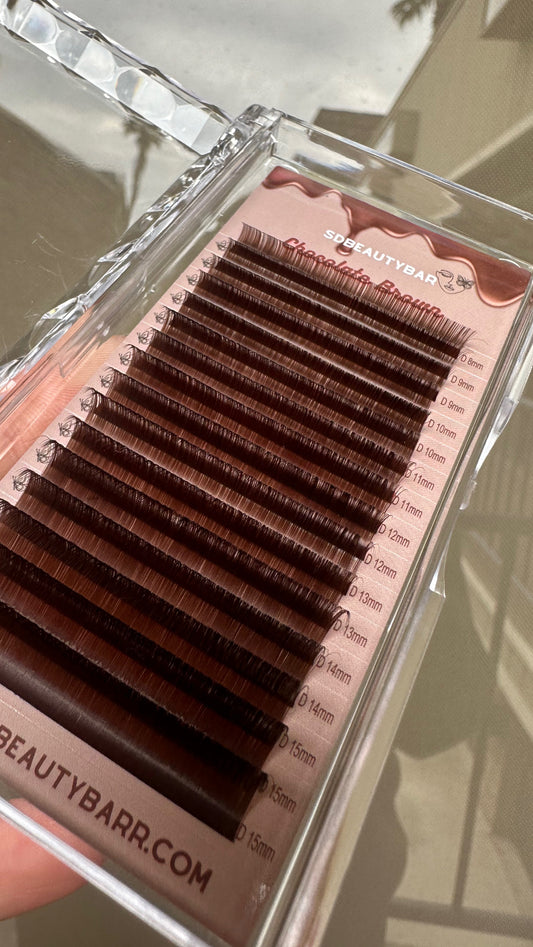 Chocolate Brown Lash Tray